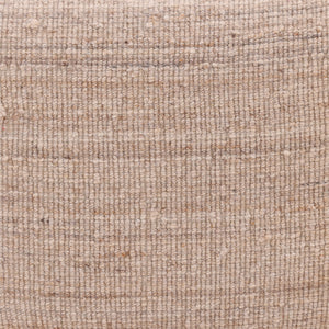Handwoven Wool Upholstered Stool