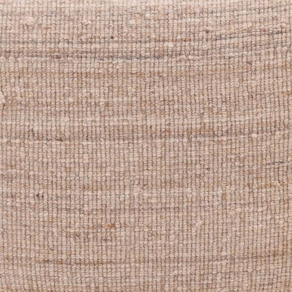 Handwoven Wool Upholstered Stool