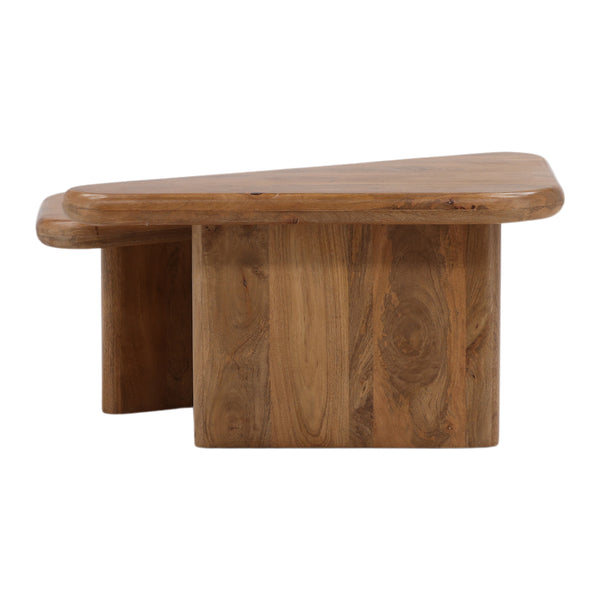 Nesting Mango Wood Coffee Tables - Set of 2