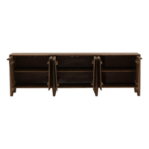 Dark Brown Mango Wood Sideboard