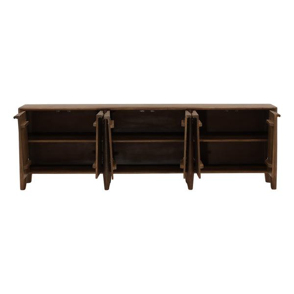 Dark Brown Mango Wood Sideboard