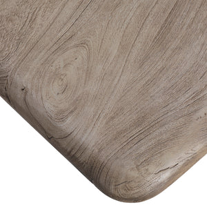 Acacia Wood Coffee Table - Weathered Natural