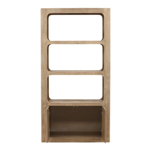 Acacia Wood Bookcase - Weathered Natural