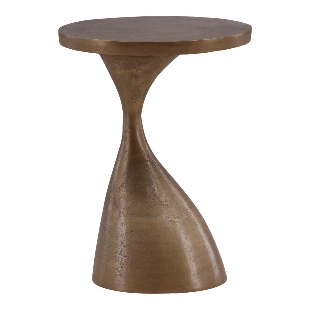 Brass Sculptural Side Table
