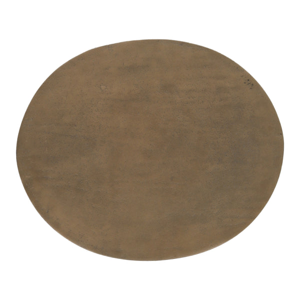 Brass Sculptural Side Table