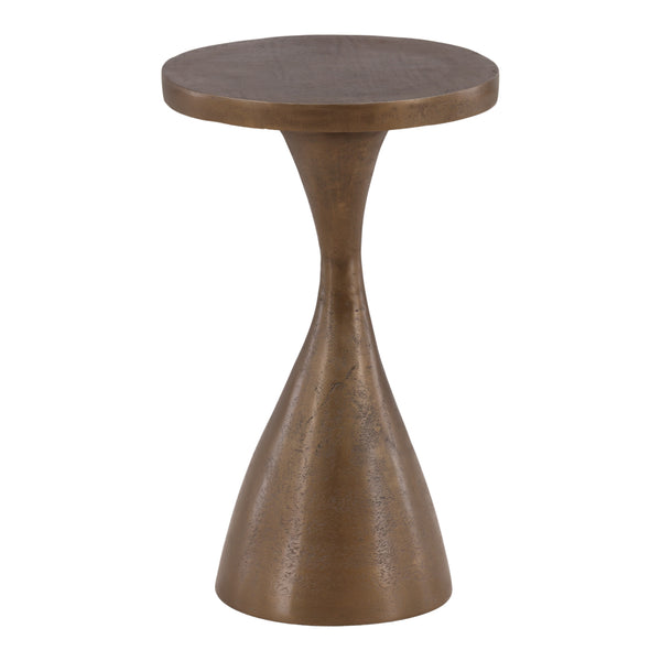 Brass Sculptural Side Table