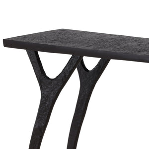 Black Metal Console Table