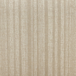 Textured Striped Chenille and Oak Wood Occasional Chair - Cream