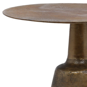 Cast Aluminum Dining Table - Brass