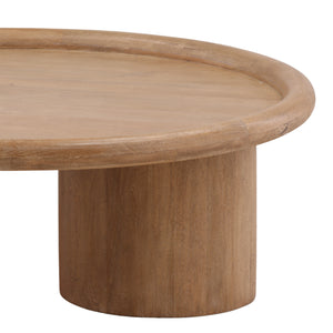 Rounded Edge Mango Wood Coffee Table