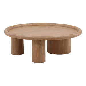Rounded Edge Mango Wood Coffee Table