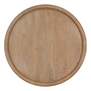 Rounded Edge Mango Wood Coffee Table