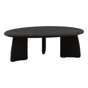 Black Mindi Wood Coffee Table