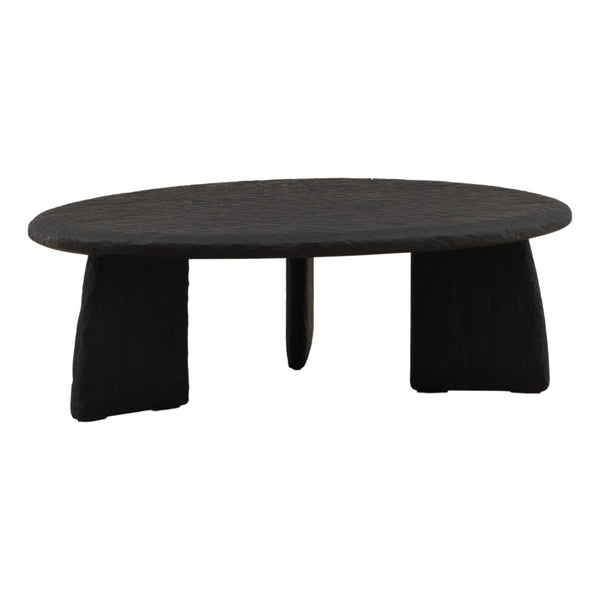 Black Mindi Wood Coffee Table