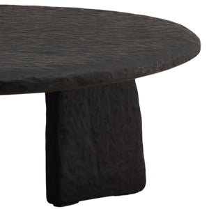 Black Mindi Wood Coffee Table