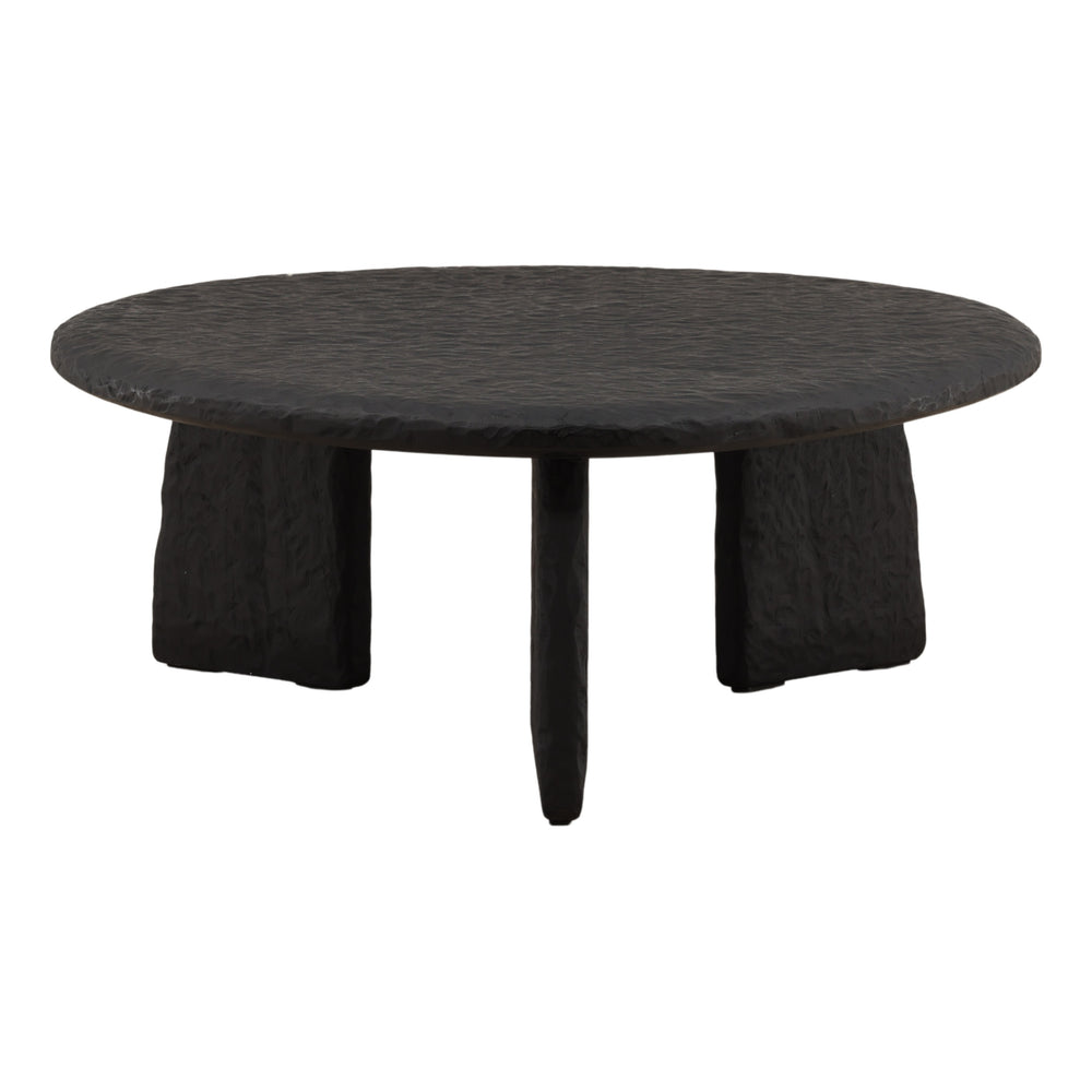 Black Mindi Wood Coffee Table