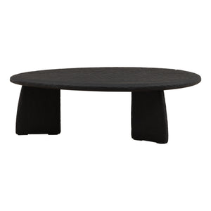 Black Mindi Wood Coffee Table
