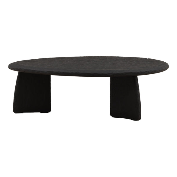 Black Mindi Wood Coffee Table