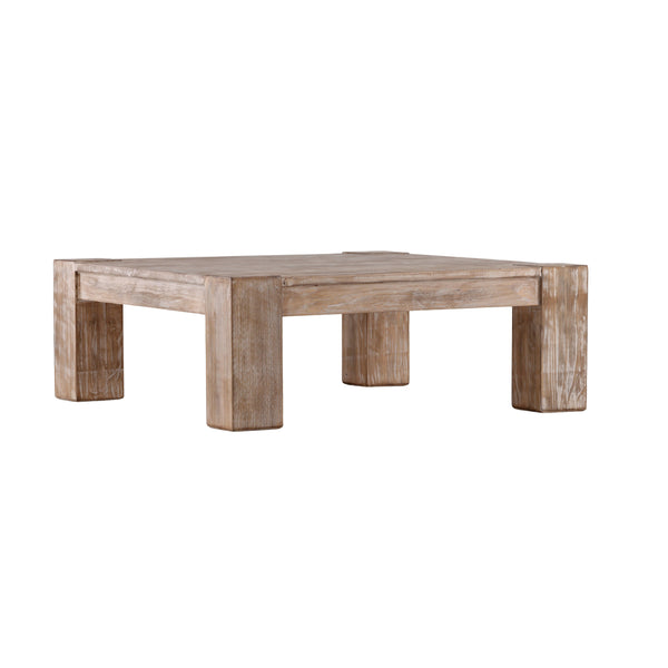 Reclaimed Pine Wood Coffee Table - Antique Natural