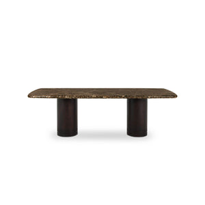 Daphne Dining Table Large Dark Emperador Marble