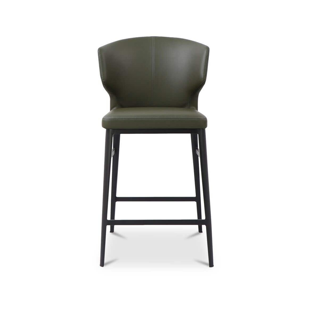 Delaney Counter Stool Dark Green