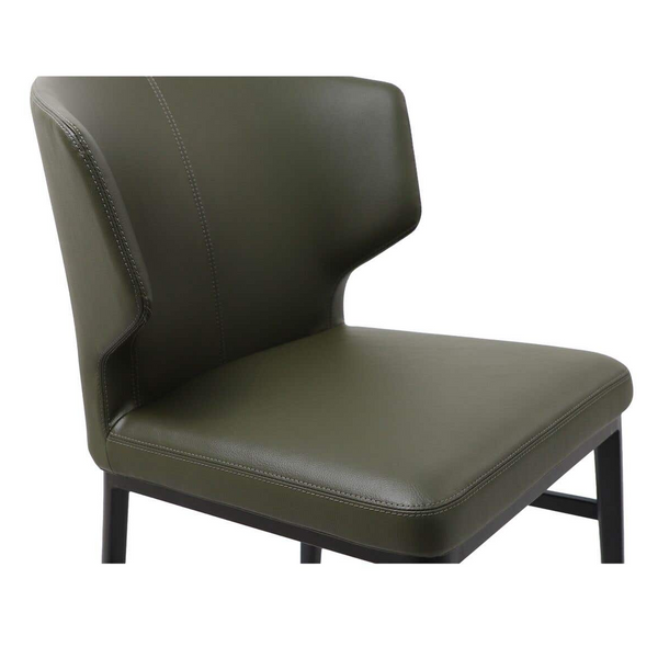 Delaney Counter Stool Dark Green