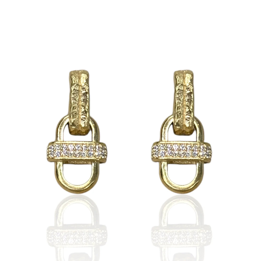 Gold Costa Earrings