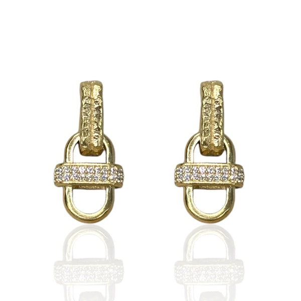 Gold Costa Earrings