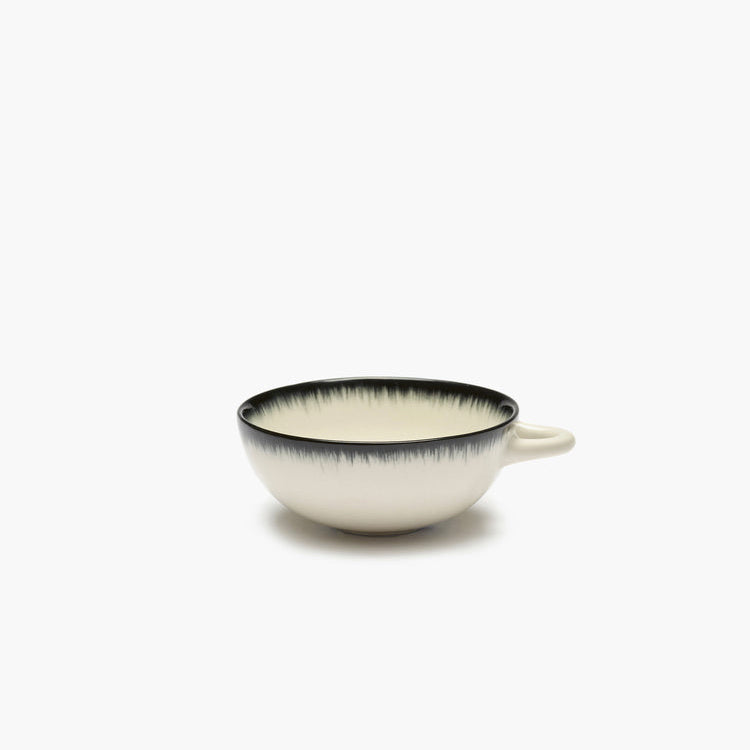 Espresso cup white/black var a dé by Ann Demeulemeester