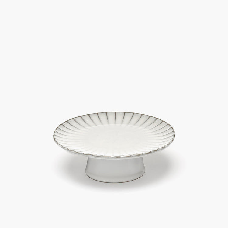 Inku Cake Stand - White, M (8.27" Dia)