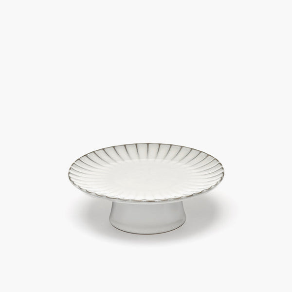 Inku Cake Stand - White, M (8.27" Dia)
