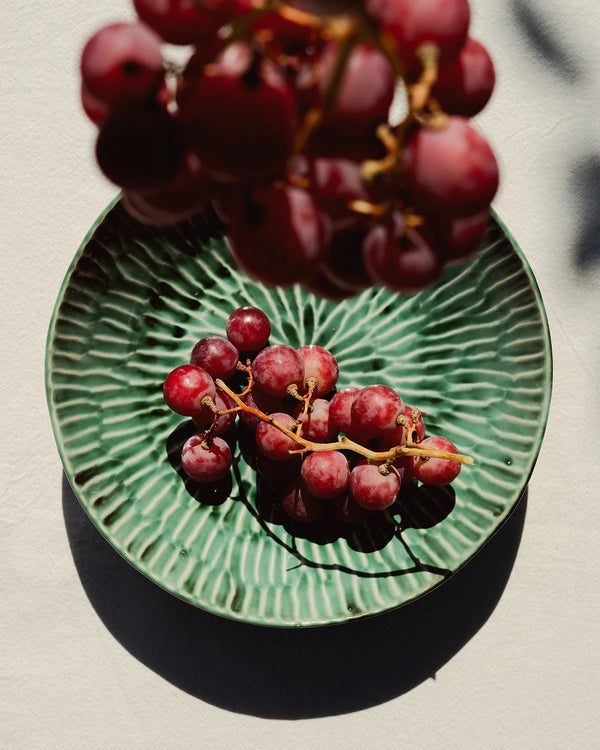 Serving plate L green Verde Lanza