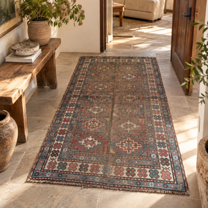 1920s Caucasian Rug • 3'5" x 6'6"