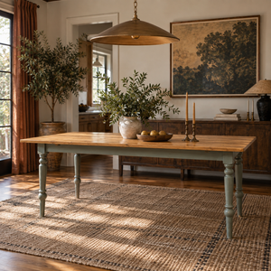 Vintage Table with Painted Legs