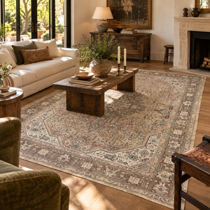 Vintage Tabriz Rug • 9'7" x 12'3"