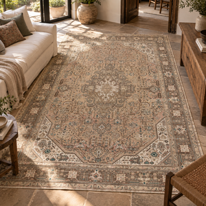 Vintage Tabriz Rug • 9'7" x 12'3"