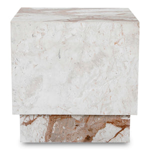 Breccia Marble Side Table