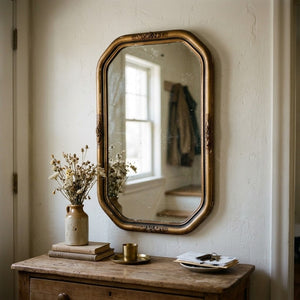 Gilded Art Nouveau Mirror