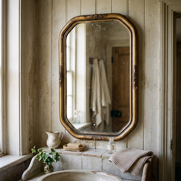 Gilded Art Nouveau Mirror