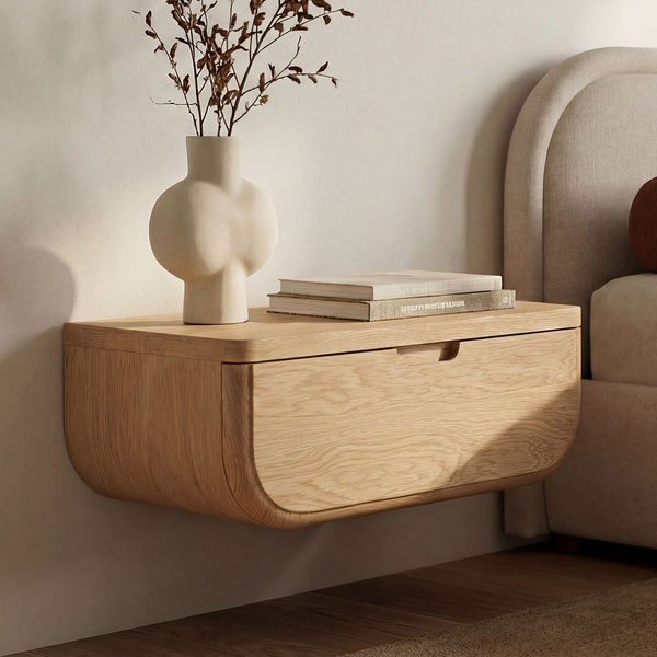 Hettie Floating Nightstand Natural