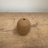 Mini sand colored ceramic bud vase