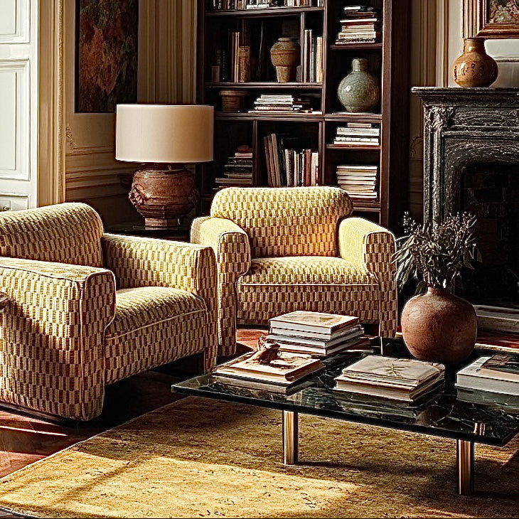 Roll Arm Accent Chair