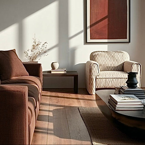 Roll Arm Accent Chair