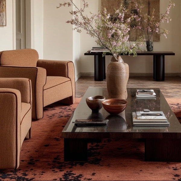 Roll Arm Accent Chair