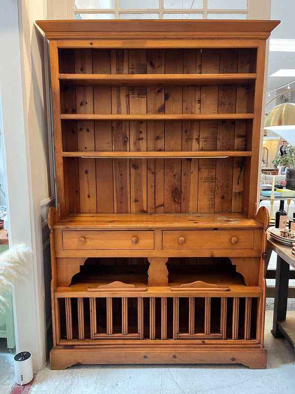 Vintage French Wood Hutch