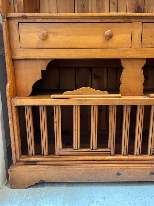 Vintage French Wood Hutch