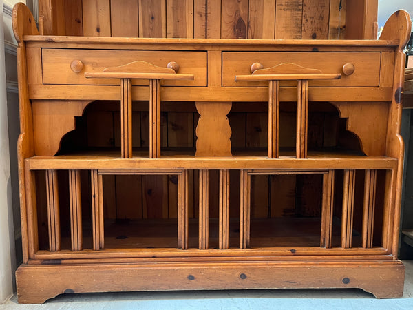 Vintage French Wood Hutch