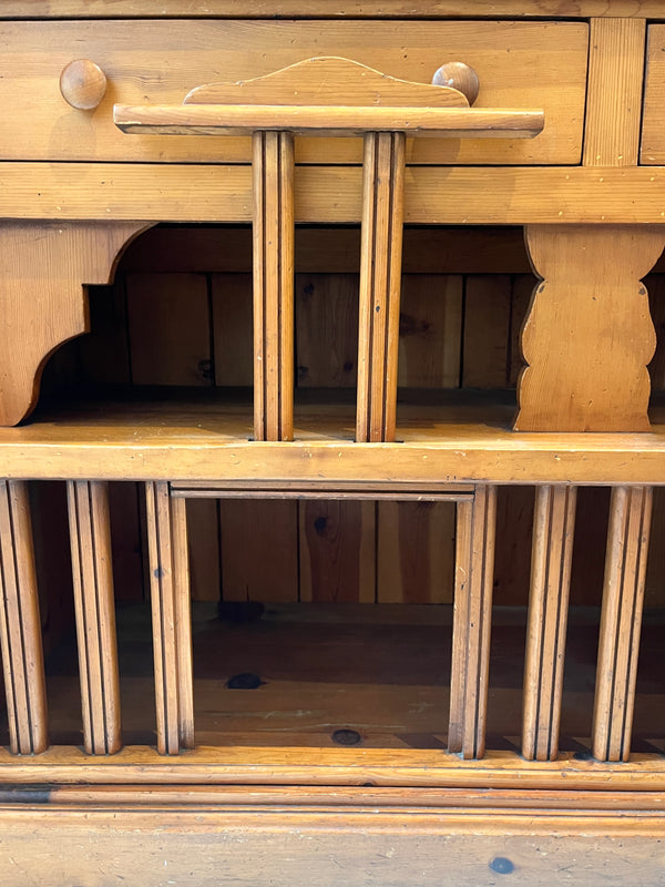 Vintage French Wood Hutch