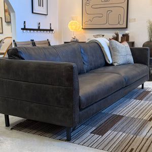 Distressed Leather Sofa