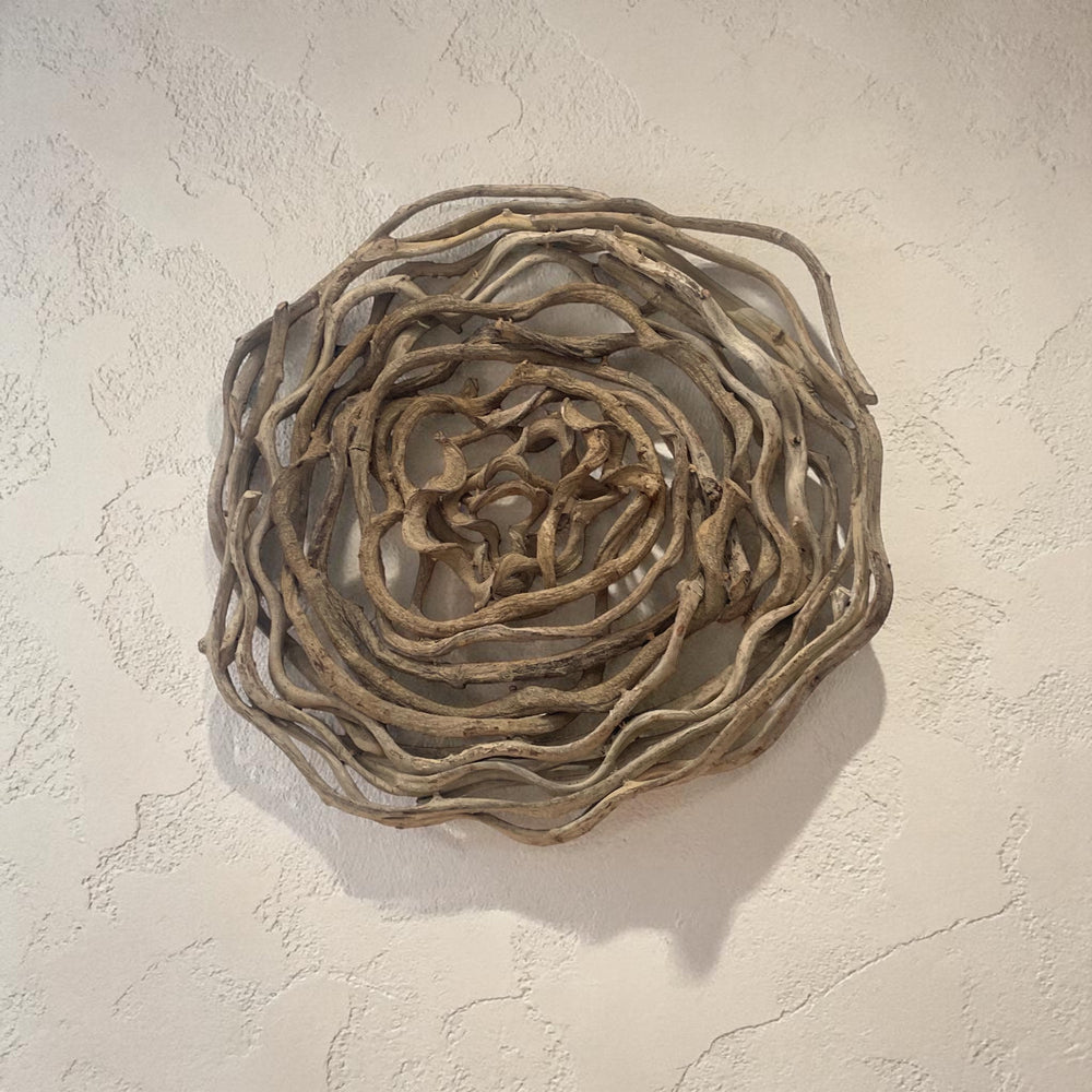 round twisted liana vine wall art